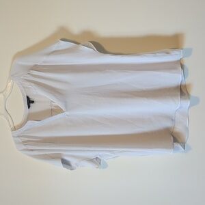 Womens Size XXL Banana Republic Split Neck Short Sleeve Blouse